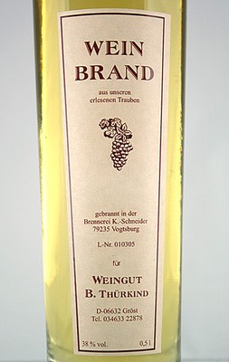 Weinbrand - Weingut Th�rkind