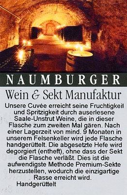 Cuv�e 1824 trocken - Naumburger Wein- und Sektmanufaktur
