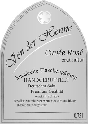 Cuv�e Ros� Sekt brut - Naumburger Wein- und Sektmanufaktur