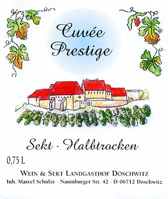 Cuv�e Sekt halbtrocken - Weingut Schulze