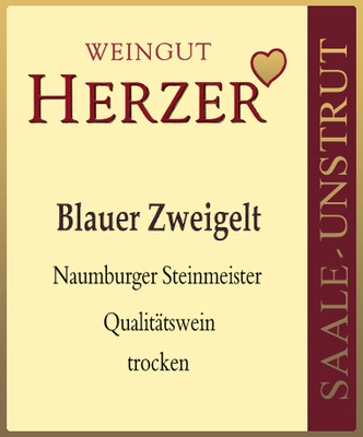 Blauer Zweigelt QbA trocken 2010 - Weingut Herzer