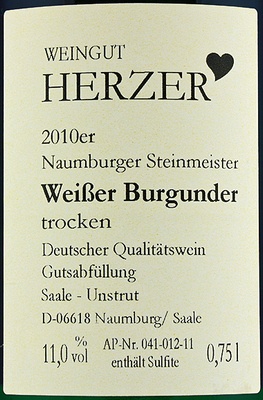 Wei�burgunder trocken 2010 