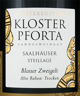 Blauer Zweigelt trocken 2009 Alte Reben - LWG Kloster Pforta