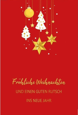 Weihnachtsgrußkarte Festlich