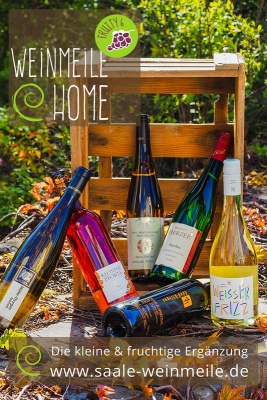 Saale Unstrut Wein - Probierpaket Saale Weinmeile at Home fruity 6