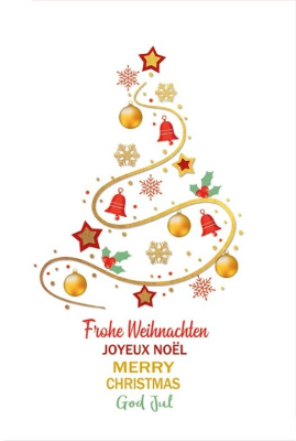 Weihnachtsgrußkarte Weihnachtsbaum