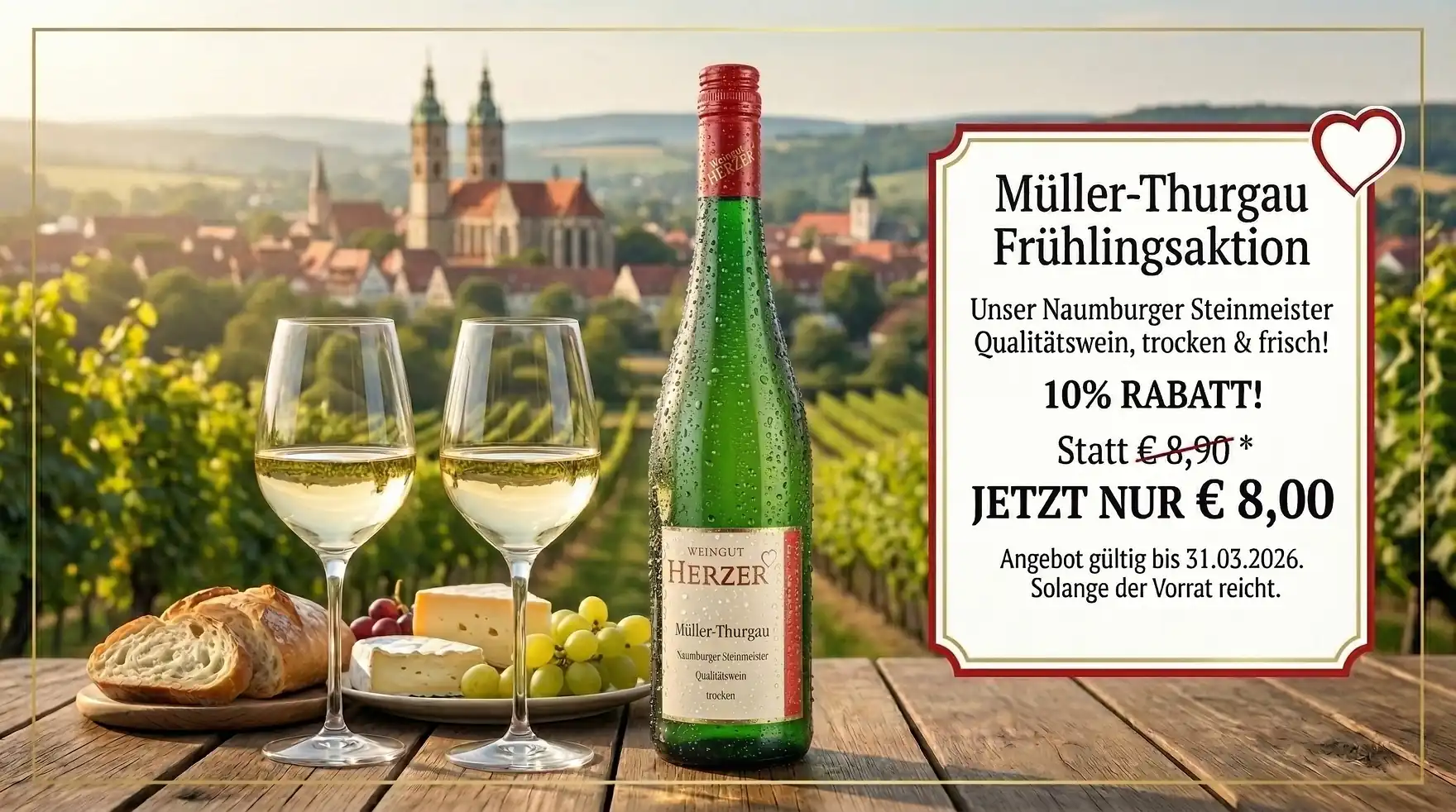 Müller Thurgau Weingut Herzer Saale Unstrut Wein