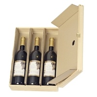 Präsentkassette aus Holz für 6 Flaschen
