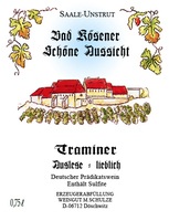 Traminer Auslese lieblich 2019 - Weingut Schulze